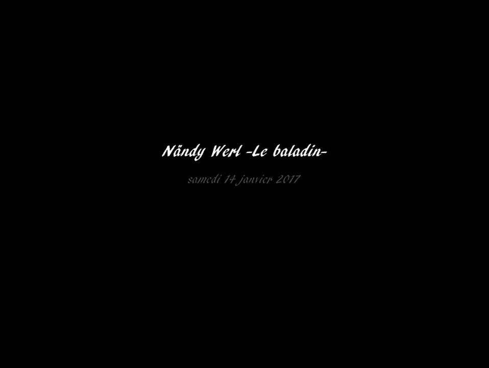 Nändy Werl chante Le baladin