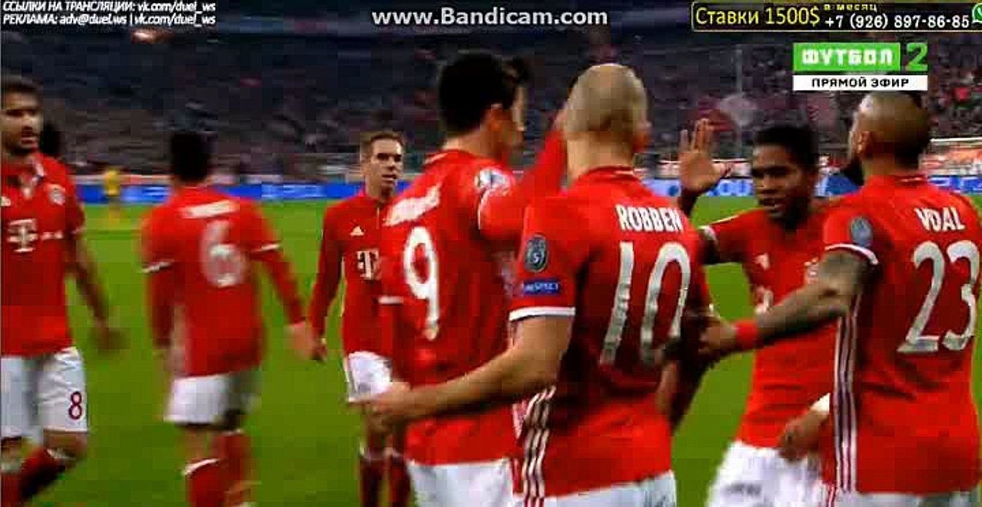 Arjen Robben Amazing Goal HD - Bayern 1-0 Arsenal - Champions League - 15/02/2017
