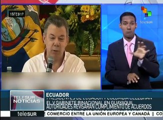 Presidentes de Ecuador y Colombia celebran V Gabinete Binacional