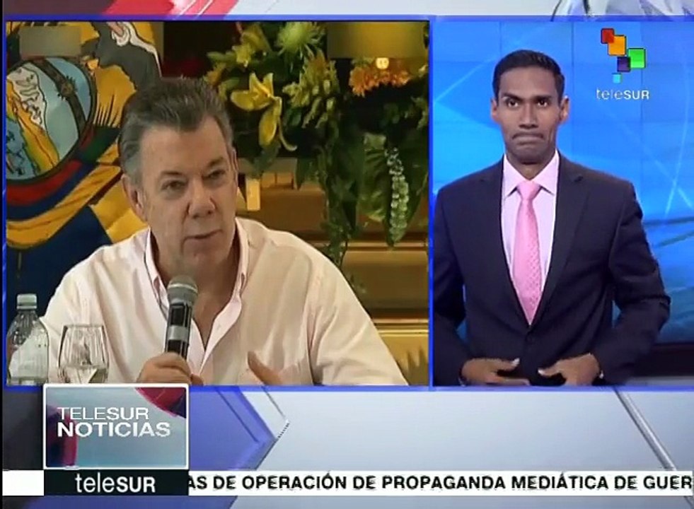 Colombia: agradece Santos apoyo regional al proceso de paz