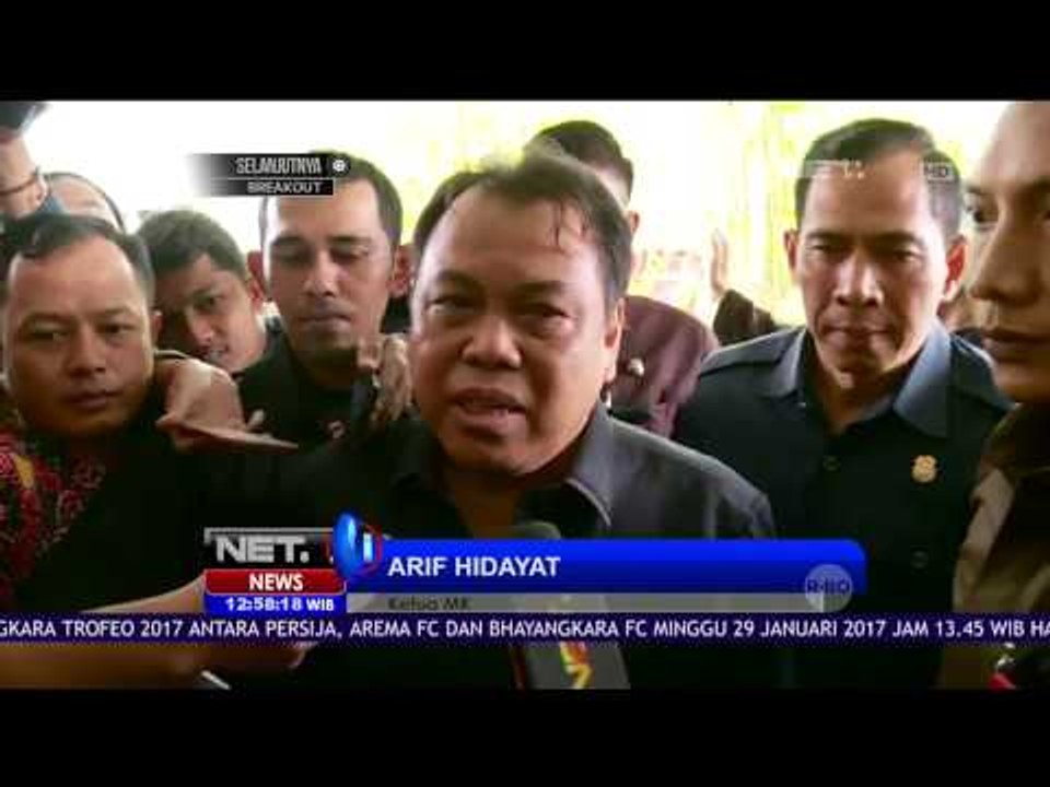 Komentar Ketua MK Terkait Salah Satu Hakim MK yang Tertangkap KPK - NET 12