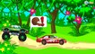 Cop Cars Kids Cartoon - The White Police Car with Cars & Trucks for Kids