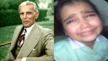 Little girl wants to meet Quaid e Azam
