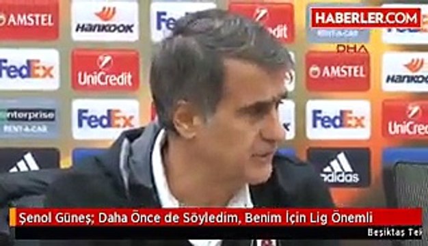 Şenol Güneş- Daha Önce de Söyledim, Benim İçin Lig Önemli