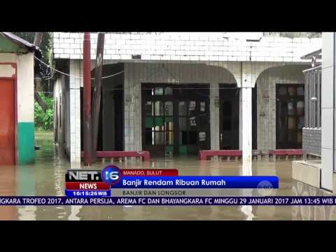Banjir Rendam Ribuan Rumah di Manado, Sulawesi Utara - NET 16