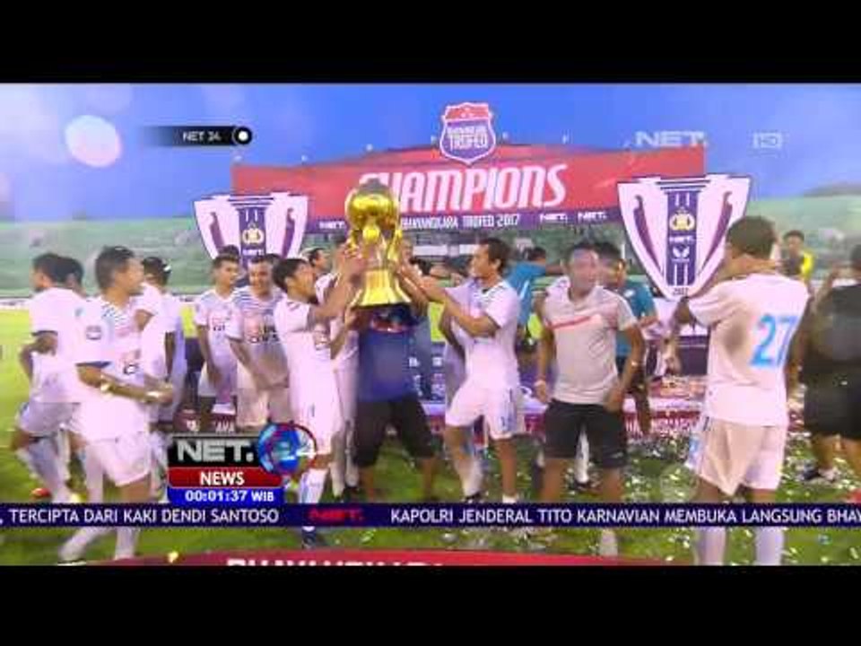 Juara Bhayangkara Trofeo 2017, Arema FC Angkat Trofi Perdana Pra Musim 2017 - NET24