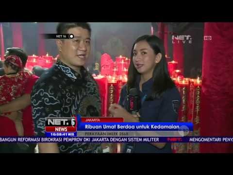 Live Report Vihara Dharma Bakti Petak Sembilan Jakarta yang Dipenuhi Umat - NET 16