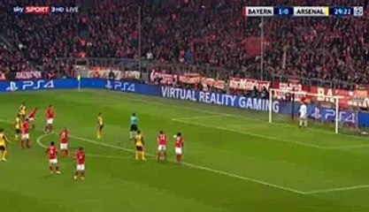 Alexis Sánchez Penalty Goal HD - Bayern Munich 1-1 Arsenal 15.02.2017 HD
