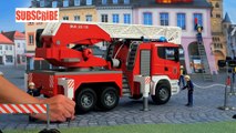 Мультики про машинки Пожарная машина Bruder Пожарные машины Bruder Scania Bruder Toys