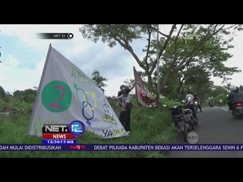 Petugas Tertibkan Peraga Kampanye Ilegal di Salatiga, Jawa Tengah - NET 12