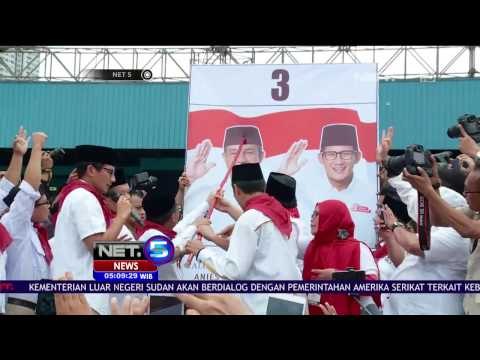 Anies Baswedan dan Sandiaga Uno Gelar Kampanye Akbar Pertamanya - NET5