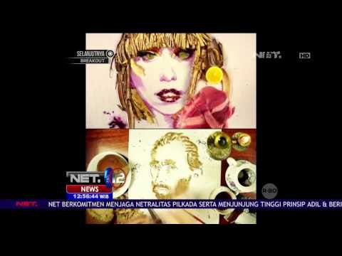 Lukisan Unik Menggunakan Bahan Makanan untuk Melukis - NET 12