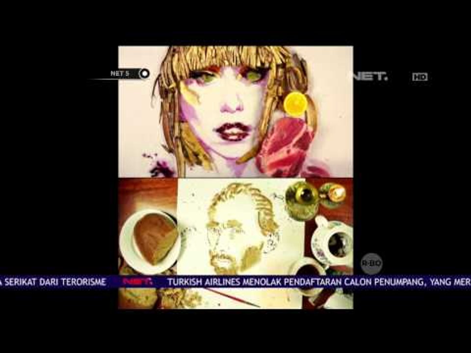 Kreasi Unik Menyulap Bahan Makanan Menjadi Lukisan Istimewa - NET5