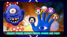 Mickey Mouse Superhero, Robot and Monster Masks Finger Family Songs