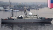 Mata-mata kapal Rusia melakukan patroli lepas pantai Delaware - Tomonews