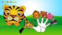 Animals Cartoons Finger Family Children Nursery Rhymes | Animals Finger Family Rhymes for