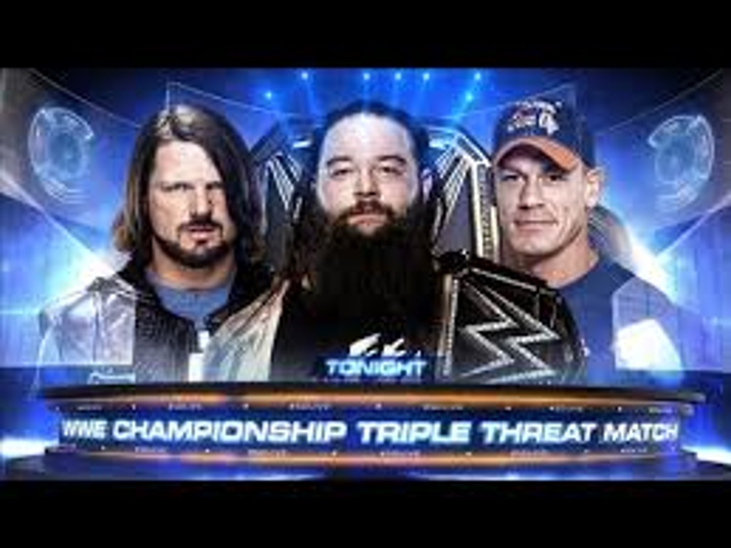 Bray Wyatt vs John Cena vs Aj styles, image size:1441x1080