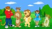 Lion Finger Family Nursery Rhymes For Children | Animal Rhymes | Cartoon Nursery Songs |