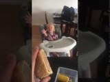 14-Month-Old Kid Loves His Sausage Rolls