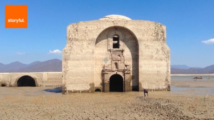 Drought Exposes 400-Year-Old Church in Mexico