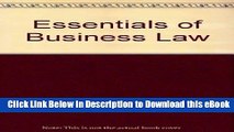 [Read Book] Essentials of Business Law Mobi