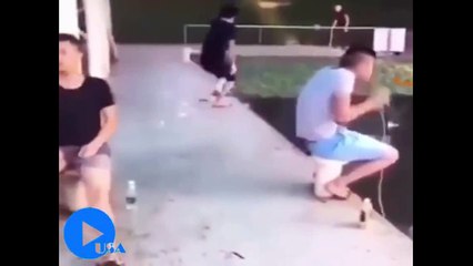 If you want to laugh hard, watch this video!