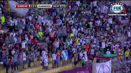 Globo-RN 2 x 5 Fluminense - GOLS - Copa do Brasil 15/02/2017