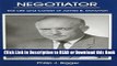 BEST PDF Negotiator: The Life And Career of James B. Donovan Read Online