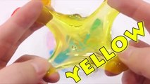 Водный шар поделки шприц учим цвета слизь блеск игрушек сюрприз яйца игрушки Ютуб