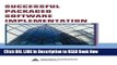 [PDF] Successful Packaged Software Implementation FULL eBook
