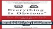 DOWNLOAD Everything Is Obvious: How Common Sense Fails Us Mobi