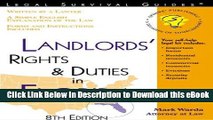 [Read Book] Landlords  Rights and Duties in Florida: With Forms (Landlords  Rights   Duties in