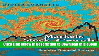 EPUB Download Why Stock Markets Crash: Critical Events in Complex Financial Systems Online PDF
