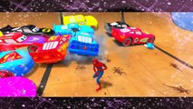 Nursery Rhymes Disney Cars Pixar Spiderman & Lightning McQueen Smash ABC Songs for Childre