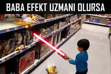 Baba görsel efekt uzmanı olursa.