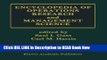 [Popular Books] Encyclopedia of Operations Research and Management Science Full Online