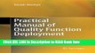 [PDF] Practical Manual of Quality Function Deployment Full Online