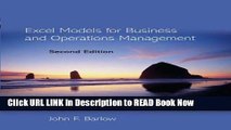 [Popular Books] Excel Models for Business   Operations Management  D3 FULL eBook