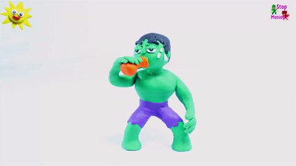Crying baby - Bad baby Hullk vs Elsa eat Chili sauce Superhero In Real Life Stop Motion Playdoh-r9cuu_ugEk4