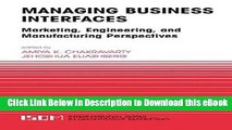 [Read Book] Managing Business Interfaces: Marketing and Engineering Issues in the Supply Chain and