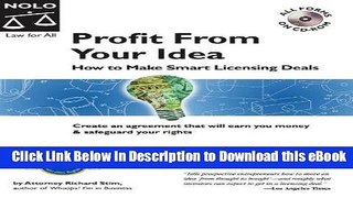 [Read Book] Profit from Your Idea: How to Make Smart Licensing Deals Mobi