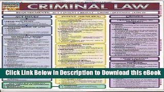 [Read Book] Criminal Law (Quick Study: Law) Kindle