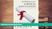 PDF [FREE] DOWNLOAD  In Defense of a Liberal Education Fareed Zakaria  For Kindle