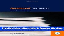 [Read Book] Questioned Documents: A Lawyer s Handbook Kindle