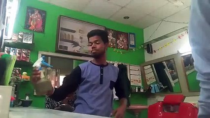 Funny barber V-S Customer full vedio -- part-1 -- first time had's of laugh