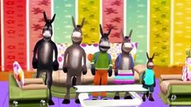 Donkey Finger Family Nursery Rhymes | Little Champs Time Pass Songs |