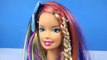 Barbie Hair Makeover RAINBOW HAIRSTYLES Frozen Elsa Braids DOLL How To Make Rainbow