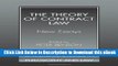 [Read Book] The Theory of Contract Law: New Essays (Cambridge Studies in Philosophy and Law)