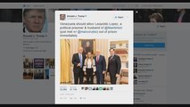 Trump pide la liberación de Leopoldo López y Venezuela rechaza 