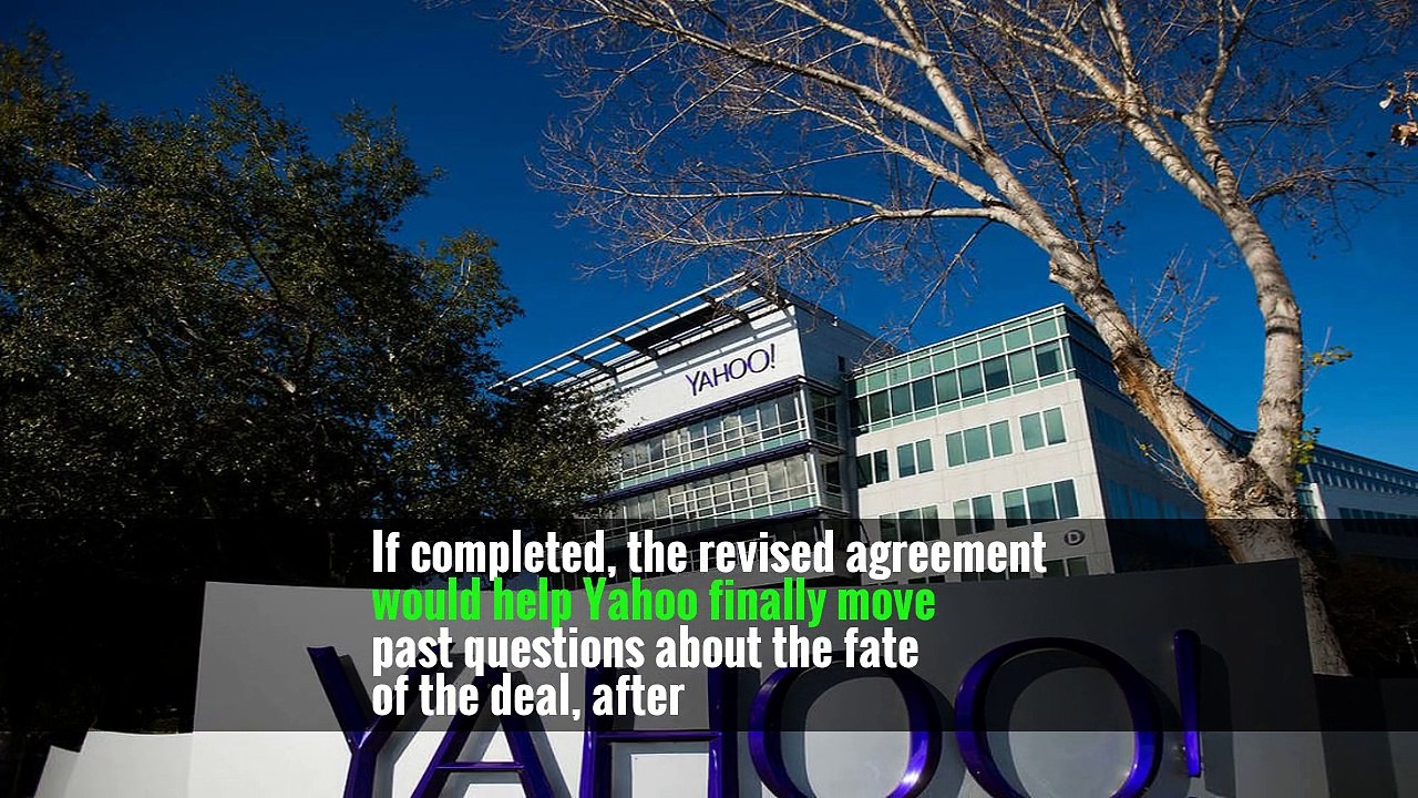 SAN FRANCISCO — Yahoo is near a deal to lower the price of the sale of its core internet business